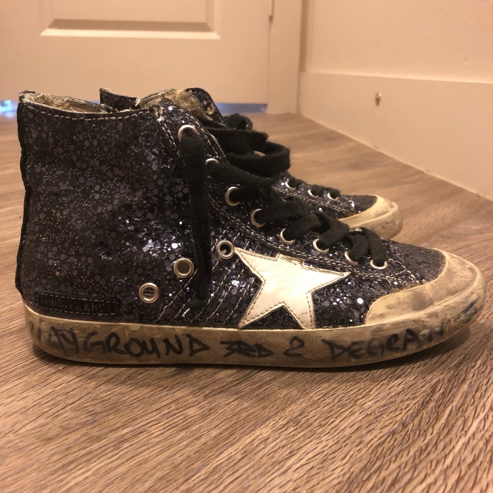Golden Goose Glitter Sneakers